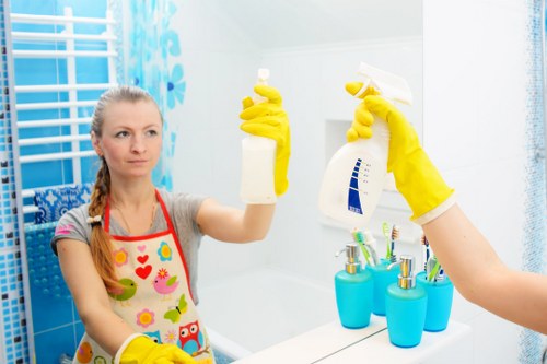 Professional deep cleaning team preparing a Bayswater property for service