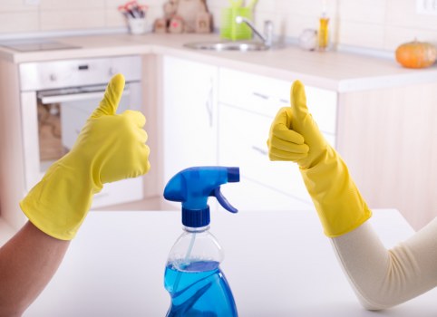 Office cleaning team servicing a Bayswater workplace reception area