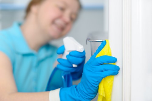 Professional hard floor cleaning in a Bayswater home entryway